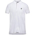 Diesel T-Harry White Zip Closure Polo Shirt S