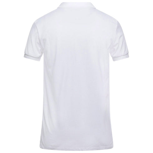 Diesel T-Harry White Zip Closure Polo Shirt S