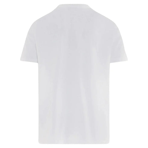 Diesel T Just Small New D Logo Bright White T Shirt 100 White - Style Centre Wholesale
