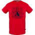 Aquascutum Large Shield Aldis Logo Red T-Shirt S