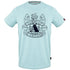 Aquascutum Large Shield Aldis Logo Sky Blue T-Shirt S