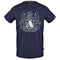 Aquascutum Large Shield Aldis Logo Navy Blue T-Shirt S
