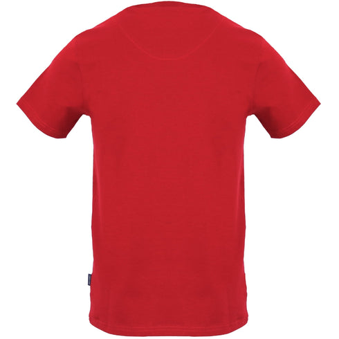 Aquascutum "1851 AQ" Logo Red T-Shirt S