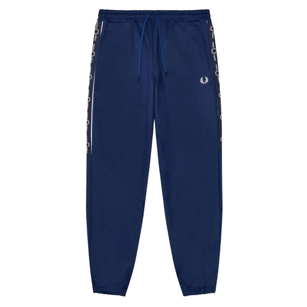 Fred Perry Taped Panel French Navy Blue Sweatpants L