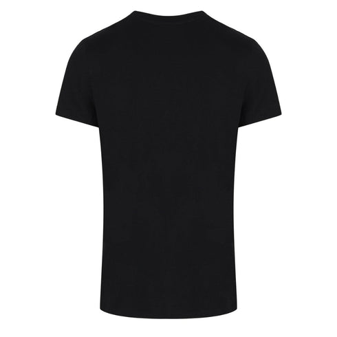 BALMAIN TH01601I296 Balmain Resort Logo Black T-Shirt EAB BLACK T-SHIRT MALE S
