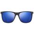 Tommy Hilfiger Shiny Blue Rounded Lens Matte Black Sunglasses One Size
