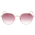 Tommy Hilfiger Pink DS Lens Copper Gold Sunglasses One Size