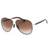 Tommy Hilfiger Brown Gradient Lens Copper Gold Sunglasses One Size