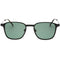Tommy Hiliger Green Lens Matte Black Sunglasses One Size
