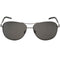 Tommy Hilfiger Grey PZ Lens Matte Dark Ruthenium Silver Sunglasses One Size