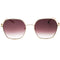 Tommy Hilfiger Brown Gradient Lens Gold Sunglasses TH2150 0EYR