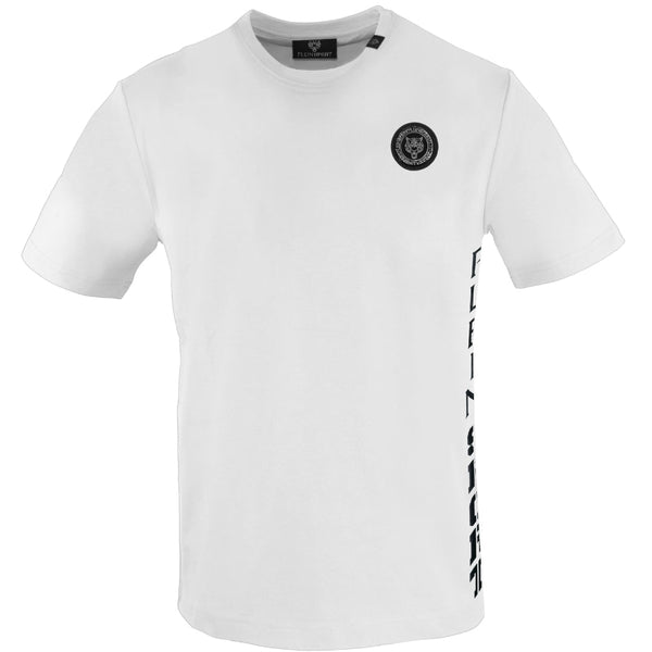 Plein Sport Bold Side Logo White T-Shirt S