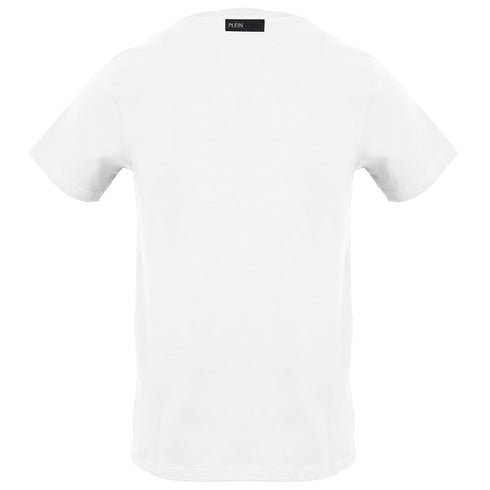 Plein Sport Large Tiger Scratch Logo White T-Shirt M