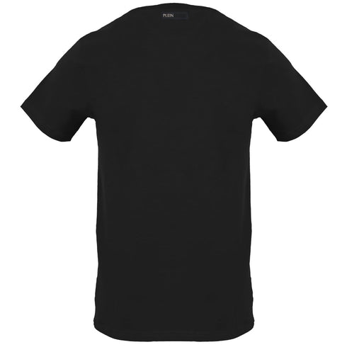 Plein Sport Large Tiger Scratch Logo Black T-Shirt S