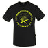 Plein Sport Large Yellow Performance Logo Black T-Shirt L