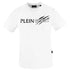 Plein Sport Scratched Logo White T-Shirt S