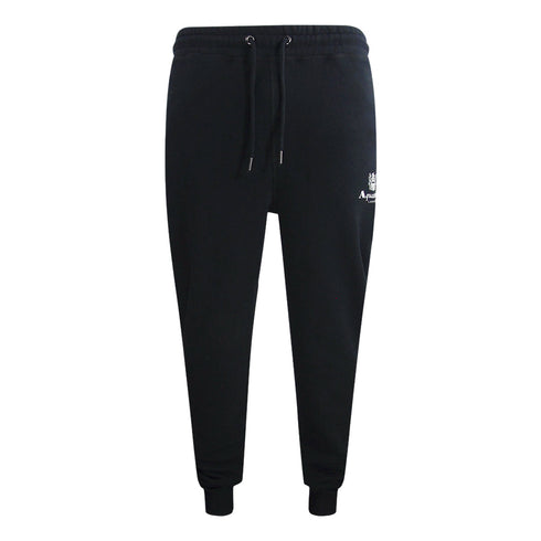 Aquascutum Active Basic Rib Track Pant Black Sweatpants TR001 16