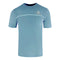 Aquascutum Active Piping Design Avio Blue T-Shirt TS005 18