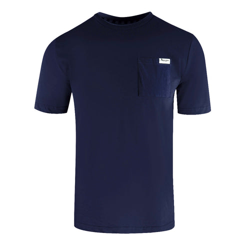 Aquascutum Active Small Pocket Navy Blue T-Shirt TS007 11 - Style Centre Wholesale