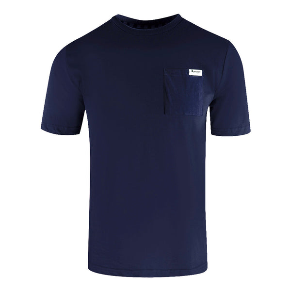 Aquascutum Active Small Pocket Navy Blue T-Shirt TS007 11