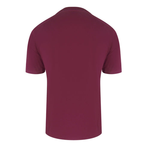 Aquascutum Active Small Pocket Burgundy T-Shirt TS007 26