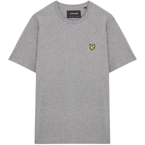Lyle & Scott Plain Grey Embroidered Crew Neck T-Shirt TS1753V D24 D24