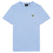 Lyle & Scott Branded Chest Logo Pocket Light Blue T-Shirt