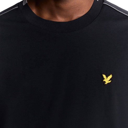 Lyle & Scott Navy Blue Tape T-Shirt XS