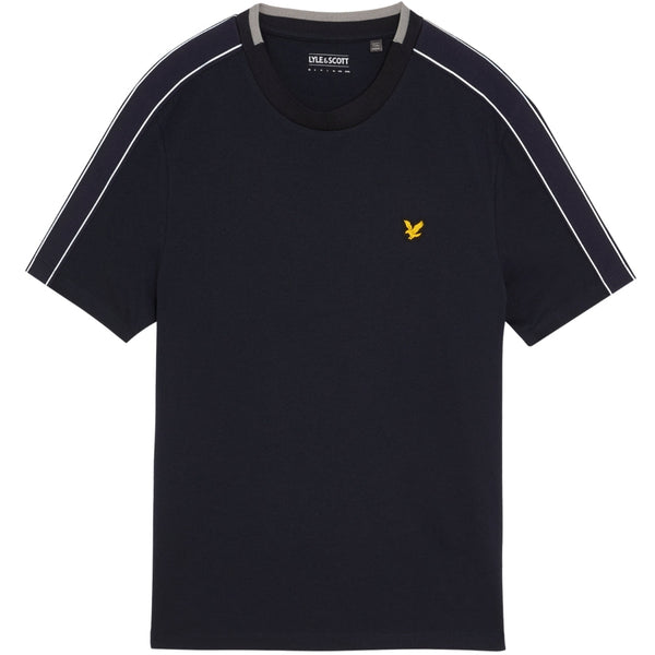 Lyle & Scott Navy Blue Tape T-Shirt XS