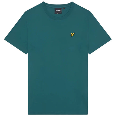 Lyle Scott Branded Chest Logo Teal Green T Shirt Copy - Style Centre Wholesale