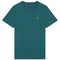 Lyle Scott Branded Chest Logo Teal Green T Shirt Copy - Style Centre Wholesale