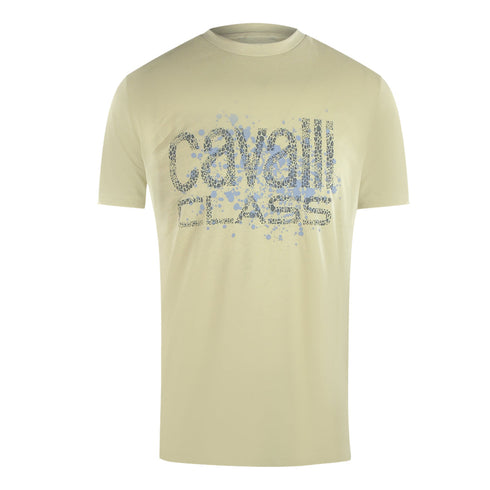 Cavalli Class Txt60D Jd060 03528 Beige Sand T Shirt Mens - Style Centre Wholesale