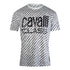 Cavalli Class Txt60K 3Po96 D0027 White/Black T-Shirt Mens M