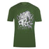 Cavalli Class Txt60R Jd060 04050 Military Green T-Shirt Mens M