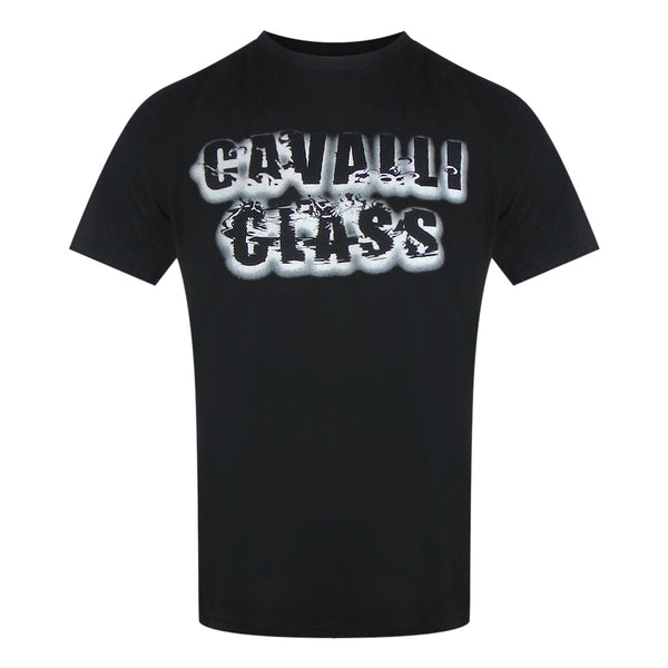 Cavalli Class Txt61C Jd060 05051 Black T-Shirt Mens M