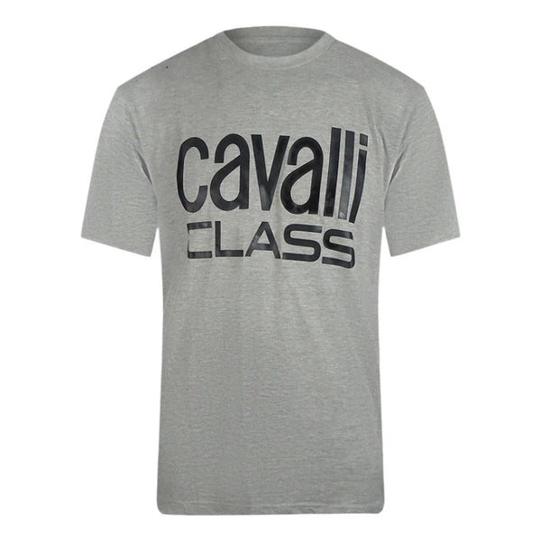Cavalli Class Txt61F Jd060 05014 Grey Melange T-Shirt Mens M