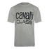 Cavalli Class Txt61F Jd060 05014 Grey Melange T-Shirt Mens M