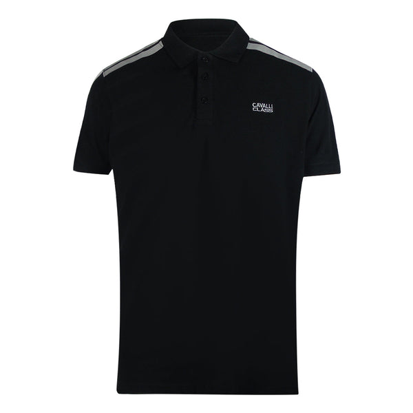 Cavalli Class Txt64D Kb002 05051 Black S S Polo Mens - Style Centre Wholesale
