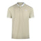 Cavalli Class Bold Stripe Beige Sand Polo Shirt TXT64R KB002 03528