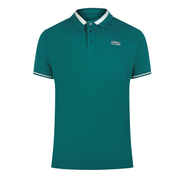 Cavalli Class Txt64R Kb002 04038 Green Ottanio S S Polo Mens - Style Centre Wholesale