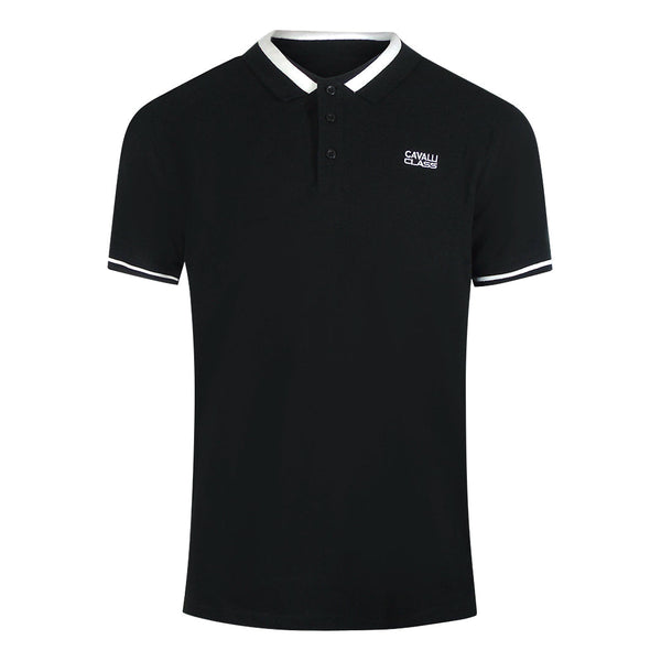 Cavalli Class Txt64R Kb002 05051 Black S S Polo Mens - Style Centre Wholesale
