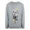 Cavalli Class Txt66E Cf050 05001 Grey Round Neck Sweatshirt Mens M