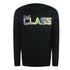 Cavalli Class Txt66H Cf050 05051 Black Round Neck Sweatshirt Mens