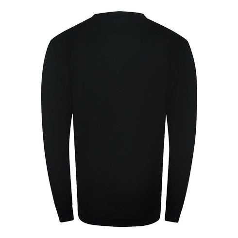 Cavalli Class Txt66H Cf050 05051 Black Round Neck Sweatshirt Mens