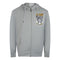 Cavalli Class Txt68A Cf050 05014 Grey Melange Hoodie Zip Sweatshirt Mens - Style Centre Wholesale