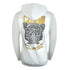 Cavalli Class Bold Tiger Graphic Off White Hoodie TXT68D CF050 00533