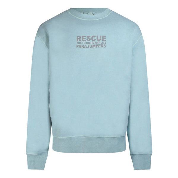 Parajumpers Rescue Logo Light Blue Sweatshirt L
