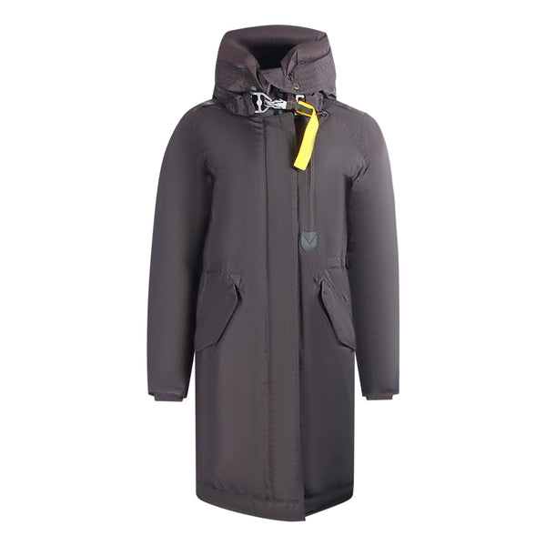 Parajumpers Tank Obsidian Dark Brown Hooded Down Jacket Tank 357