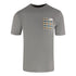 Aquascutum Active Check Pocket T Shirtightelange Grey Ts004 05 Grey T Shirt Male - Style Centre Wholesale