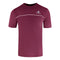 Aquascutum Active Piping Design Burgundy T-Shirt TS005 26